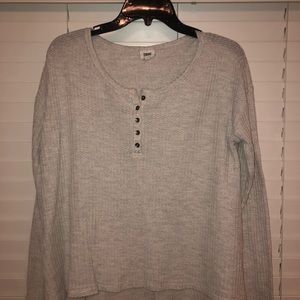True Craft Long Sleeve Light Gray Shirt